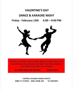 Valentine’s Day Dance & Karaoke Night
